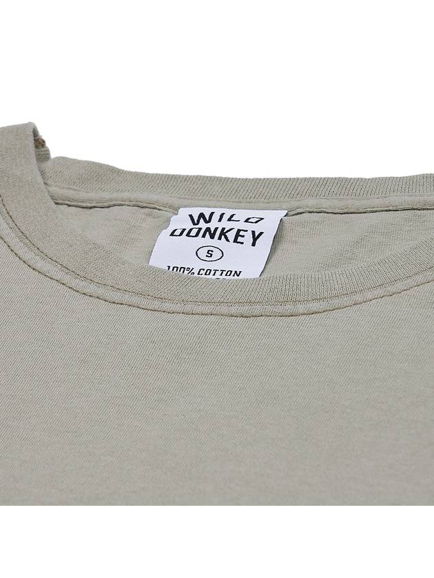 Wild Donkey Sorry Short Sleeve T Shirt ESW OLIVE - WILD DONKEY - BALAAN 5