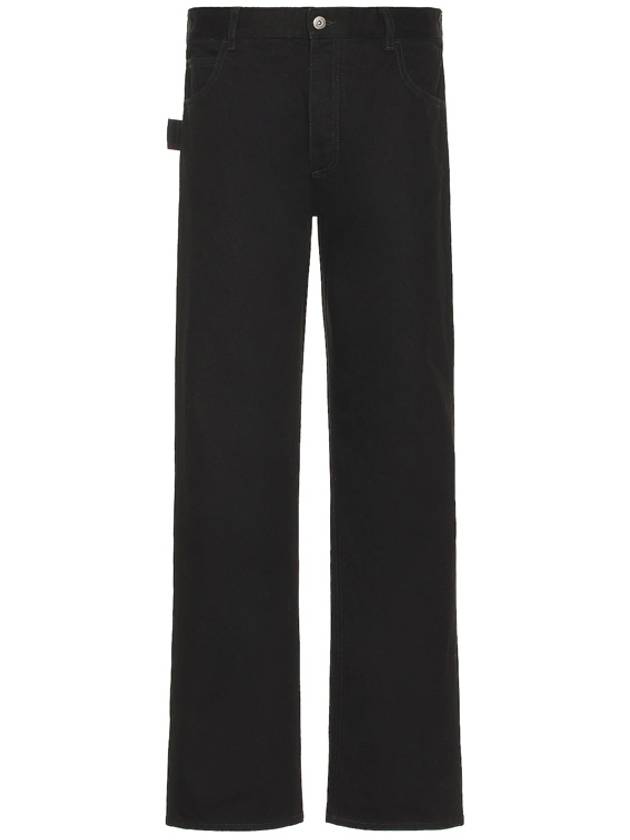 Denim Straight Pants Black - BOTTEGA VENETA - BALAAN 6