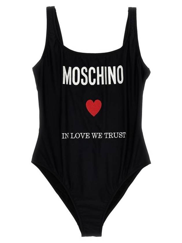 Bikini Swimsuit A420205772555 Black - MOSCHINO - BALAAN 1