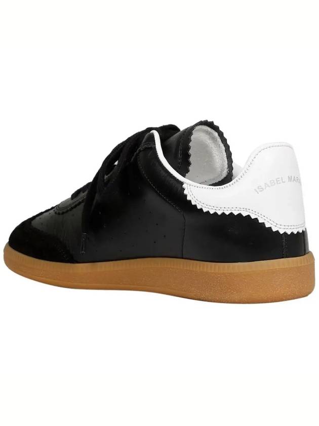 Women's Blyce Vintage Leather Low Top Sneakers Black - ISABEL MARANT - BALAAN 5