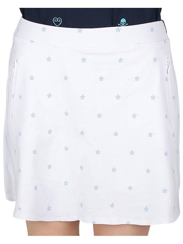 Women's Star A-Line Skirt Snow - G/FORE - BALAAN 8