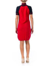 Red Angora Cotton Blend Sweater Dress - TOMMY HILFIGER - BALAAN 3