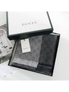 GG Jacquard Wool Muffler Grey - GUCCI - BALAAN 11