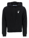 Arrow Printing Slim Hoodie Black - OFF WHITE - BALAAN 1