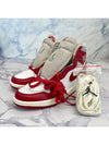 Women's Jordan 1 Retro High OG High Top Sneakers Varsity Red - NIKE - BALAAN 8