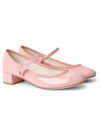 Women's Rose Mary Jane Middle Pumps Iconic Pink - REPETTO - BALAAN 2