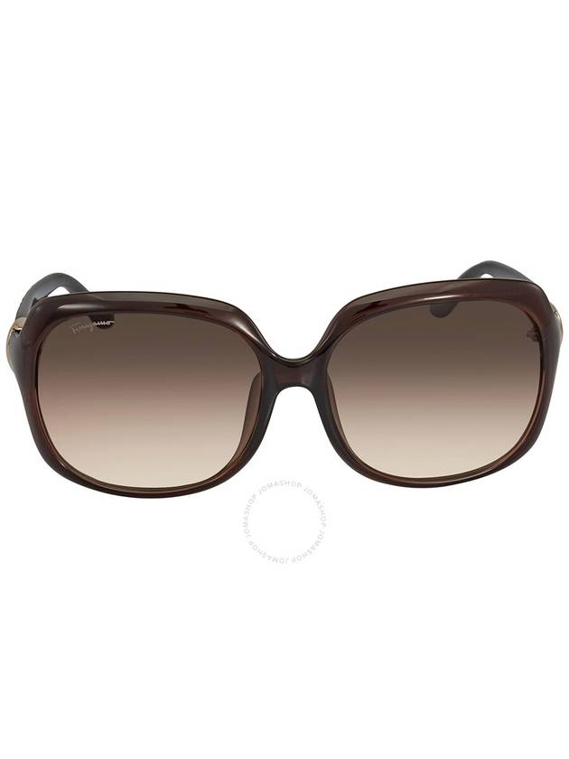 Eyewear Rectangular Sunglasses Black - SALVATORE FERRAGAMO - BALAAN 2