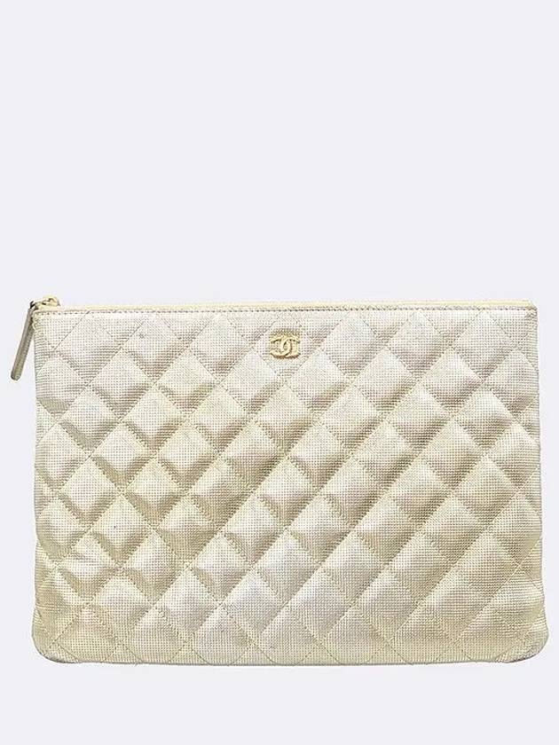 gold clutch bag - CHANEL - BALAAN 2