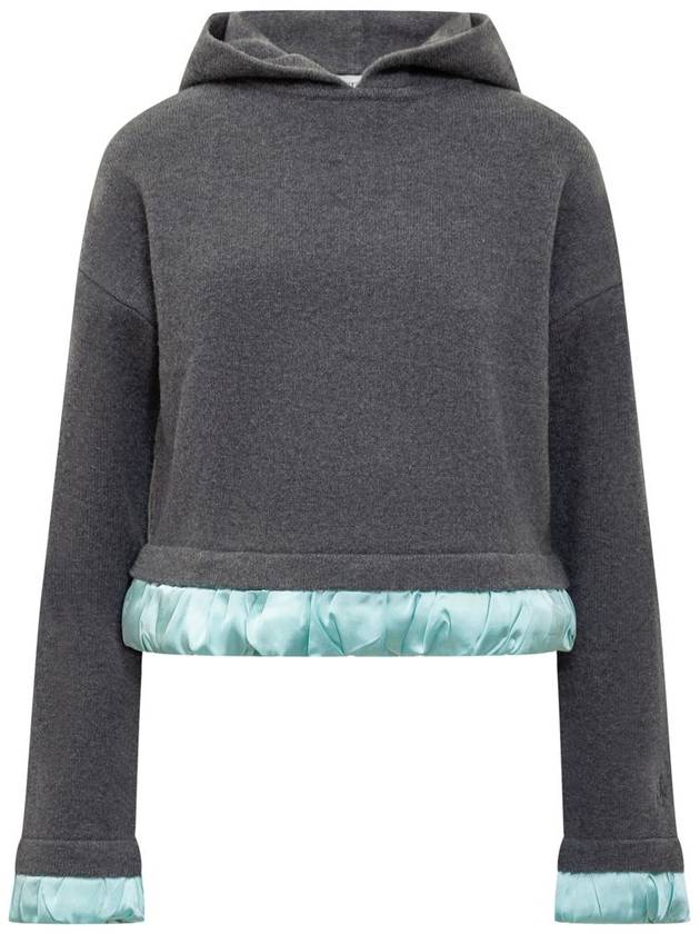 J.W. Anderson Satin Trimmed Sweatshirt - JW ANDERSON - BALAAN 1