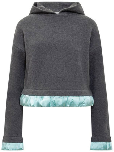 J.W. Anderson Satin Trimmed Sweatshirt - JW ANDERSON - BALAAN 1