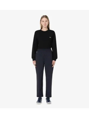 Women s Woven Setup Basic Pants Dark Navy - LACOSTE - BALAAN 1