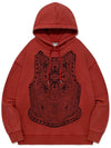 Chestplate Graphic Hoodie Red - PHOS333 - BALAAN 1