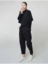 One tuck paggy pants Black - ATHPLATFORM - BALAAN 3