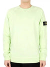 OLD Treatment Wappen Patch Crew Neck Sweatshirt Light Green - STONE ISLAND - BALAAN 2