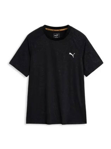 Active Knit SST Short Sleeve T-Shirt Black - PUMA - BALAAN 1