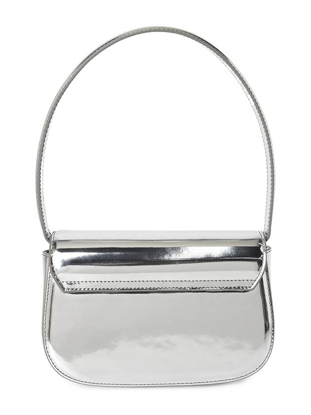 1DR Mirrored Leather Shoulder Bag Silver - DIESEL - BALAAN 4