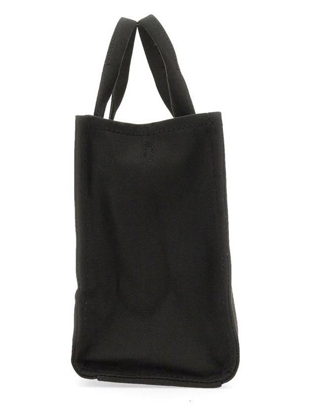 Logo Medium Canvas Tote Bag Black - MARC JACOBS - BALAAN 5