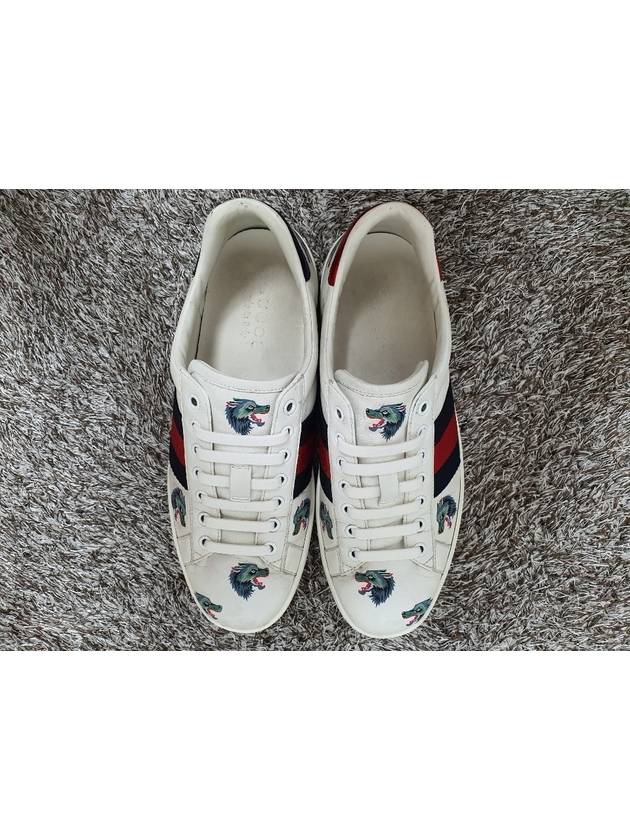 Wolf Print Sneakers 6 250 - GUCCI - BALAAN 9