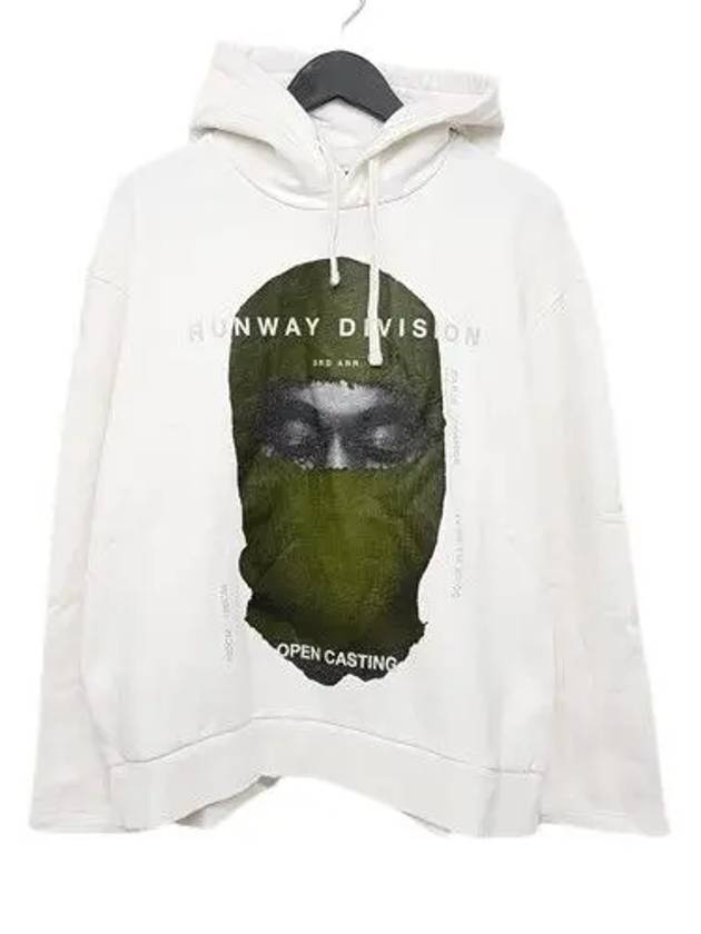 NCW19278 081 Mask Hoodie White - IH NOM UH NIT - BALAAN 1