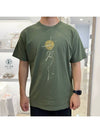 Ink One Printing Short Sleeve T-Shirt Green - STONE ISLAND - BALAAN 2