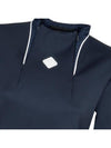 Golf Twinny Zip Mid Layer Long Sleeve T-Shirt Navy - J.LINDEBERG - BALAAN 5