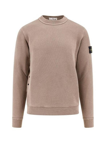 Compass Badge Sweatshirt Brown - STONE ISLAND - BALAAN 1