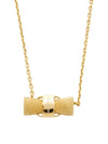 Women's Vara Bow Pendant Necklace Gold - SALVATORE FERRAGAMO - BALAAN 6