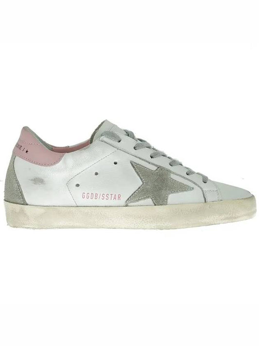 Superstar White Pink Heel Tab Sneakers - GOLDEN GOOSE - BALAAN 2