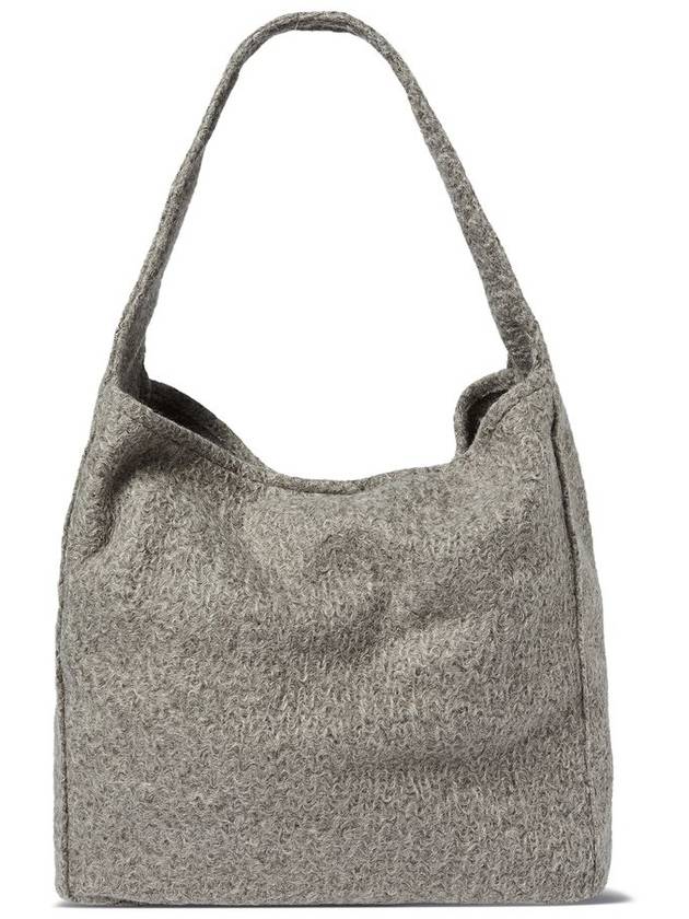 Bucle Wool Pouch Eco Bag Set Melange Gray - THE GREEN LAB - BALAAN 7