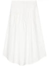 Olympia Midi Pleated Skirt White - A.P.C. - BALAAN 2