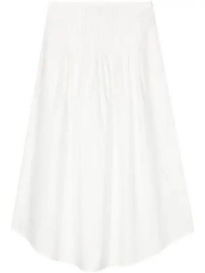 Olympia Midi Pleated Skirt White - A.P.C. - BALAAN 2