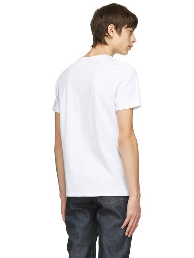 Men's Item Logo Short Sleeve T-Shirt White - A.P.C. - BALAAN 7