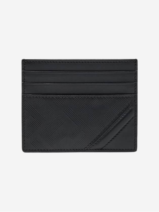 Shadow Diagonal Card Wallet Black - FENDI - BALAAN 2