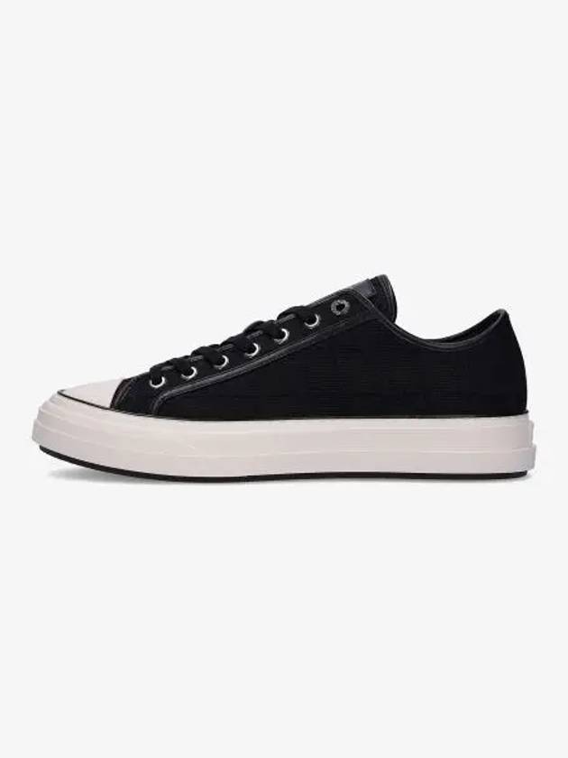 Toile Iconographe Low Top Sneakers Black - VALENTINO - BALAAN 2