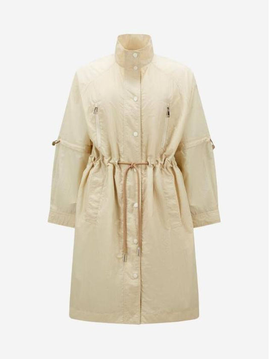 Rouget Coat White Ivory - MONCLER - BALAAN 1