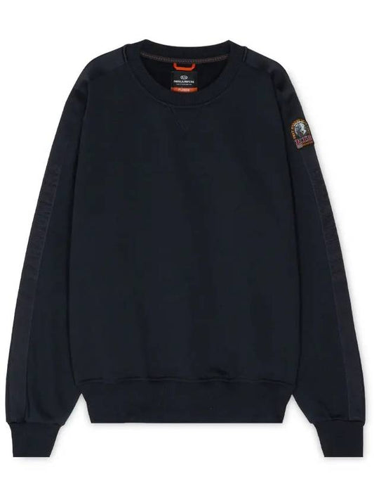 Men's Logo Patch Black Sweatshirt PMFLXF01 710 - PARAJUMPERS - BALAAN 1