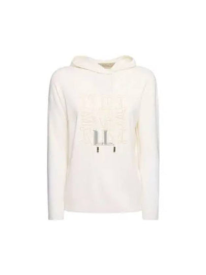 Pamir Hooded Knit Top White - MAX MARA - BALAAN 2