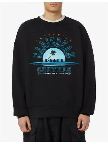 CARINNEAM Graphic Cotton Sweatshirt 270451 - BOTTER - BALAAN 1