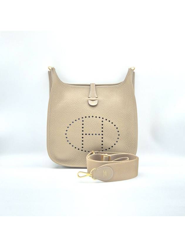 Evelyne 29 Cross Bag Gold Etoupe - HERMES - BALAAN 4