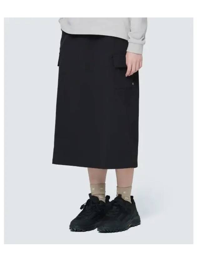 Lago Women s Cargo Skirt Black S24FWTSK33 - SNOW PEAK - BALAAN 1