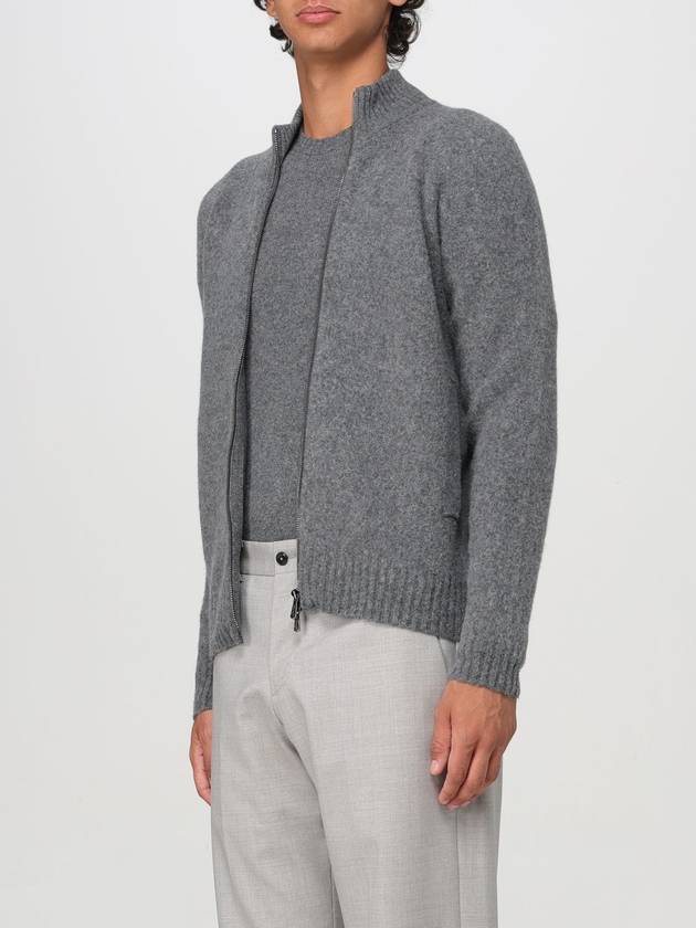 Cardigan con zip Drumohr in lana merino extrafine - DRUMOHR - BALAAN 3