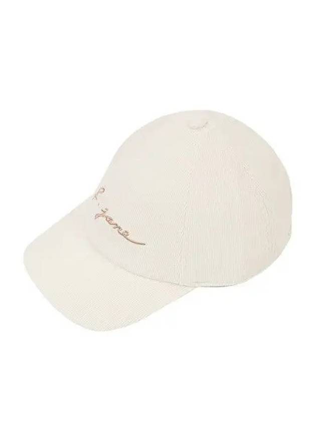 golf wear corduroy ball cap Corduroy ballcap Cream - J JANE - BALAAN 1