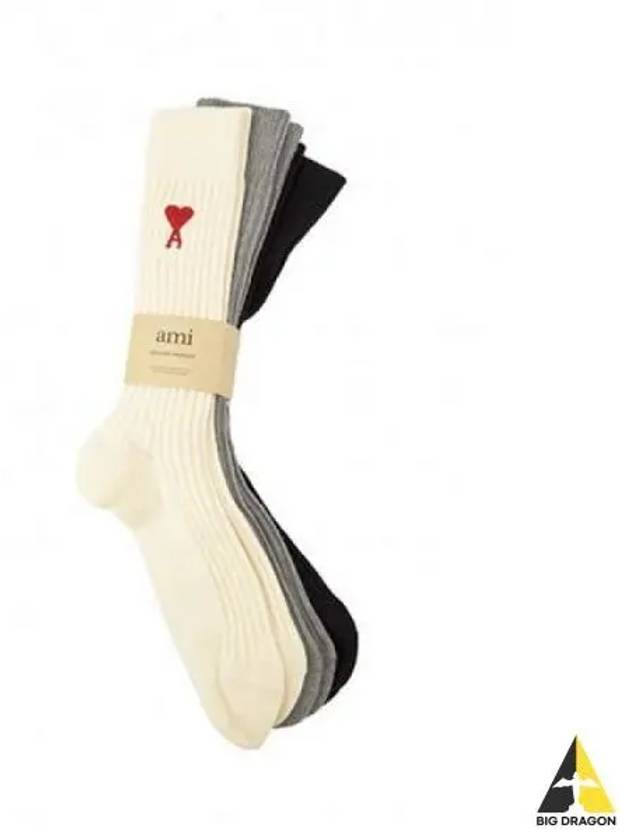 Cotton Socks Multi BFUSC606 379 - AMI - BALAAN 1
