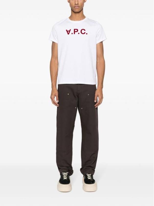 VPC Logo Organic Cotton Short Sleeve T-Shirt White - A.P.C. - BALAAN 5