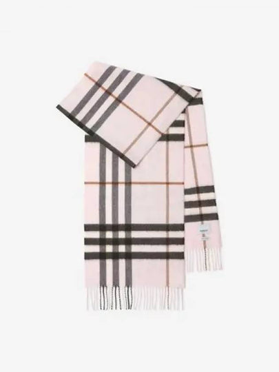 Check Cashmere Scarf Pink - BURBERRY - BALAAN 2