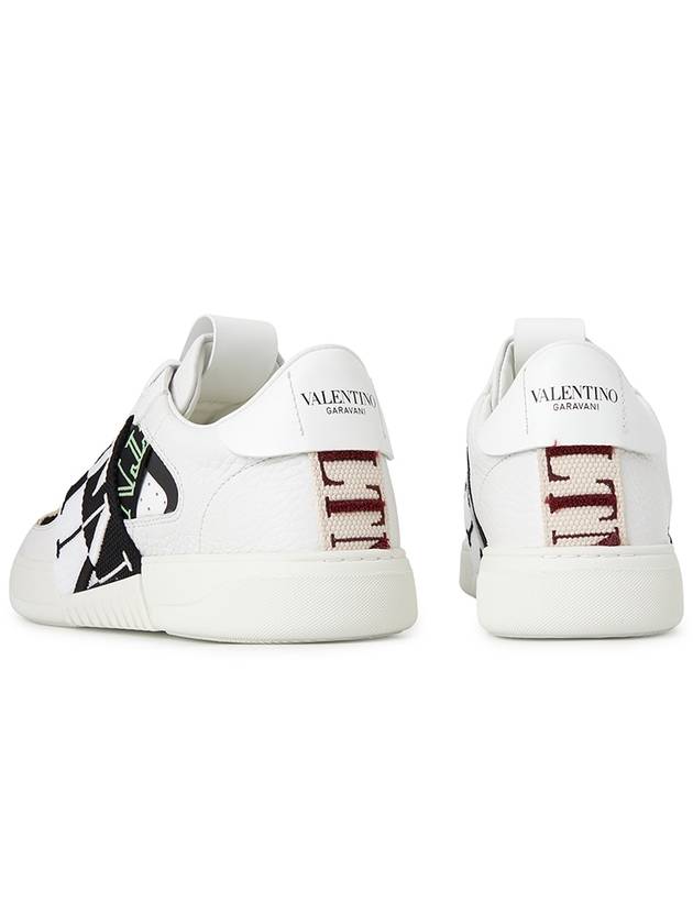 VL7N Banded Calfskin Low Top Sneakers White - VALENTINO - BALAAN 7