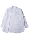 Oversized Fit Oxford Long Sleeve Shirt White - MAISON MARGIELA - BALAAN.