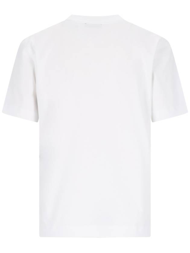 24FW short sleeve t-shirt 8096229 A1464 WHITE - BURBERRY - BALAAN 3