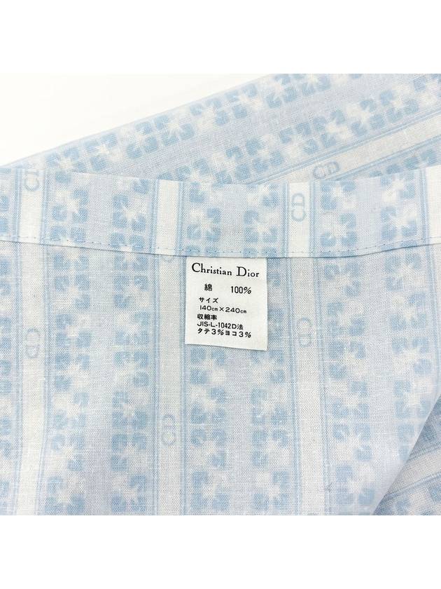 Oblique baby blue blanket bedding 4VDIEZ31874 - DIOR - BALAAN 7