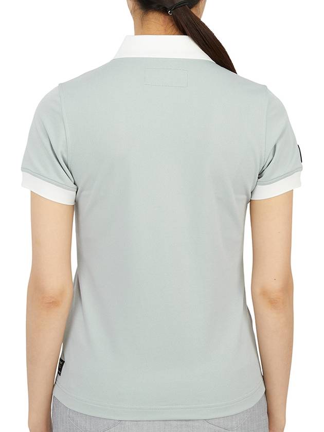 Women's Annex Polo Short Sleeve T-Shirt Gray - HORN GARMENT - BALAAN 5